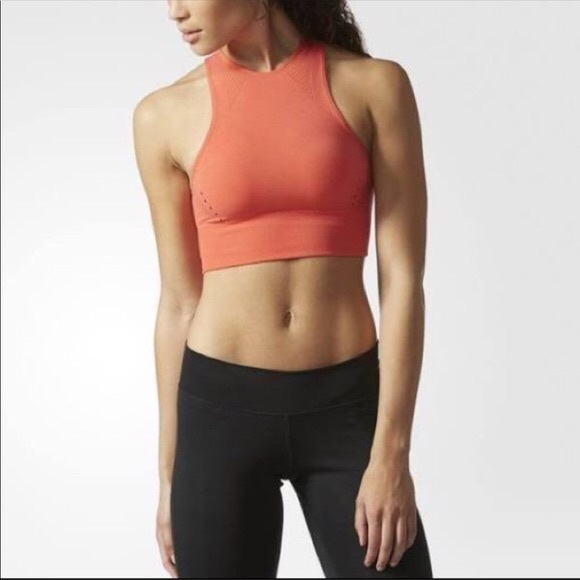 adidas high neck sports bra